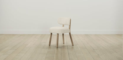 The Jane  - Italian Bouclé White Dining Chair