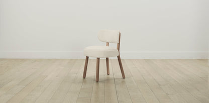 The Jane  - Italian Bouclé White Dining Chair