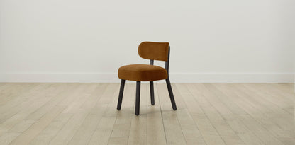 The Jane  - Mohair Brown Sugar Dining Chair