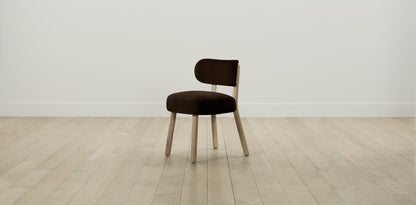 The Jane  - Mohair Chocolate Dining Chair