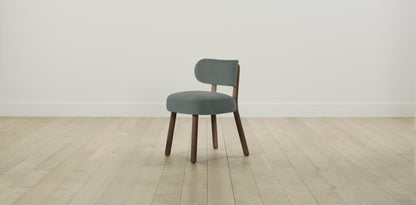 The Jane  - Mohair Fog Dining Chair