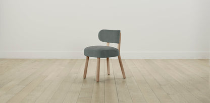 The Jane  - Mohair Fog Dining Chair