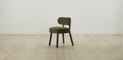 The Jane  - Mohair Moss Dining Chair