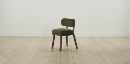 The Jane  - Mohair Moss Dining Chair