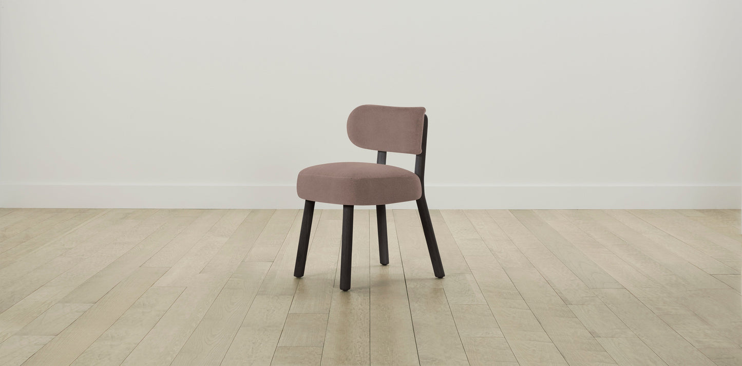 The Jane  - Mohair Peony Dining Chair