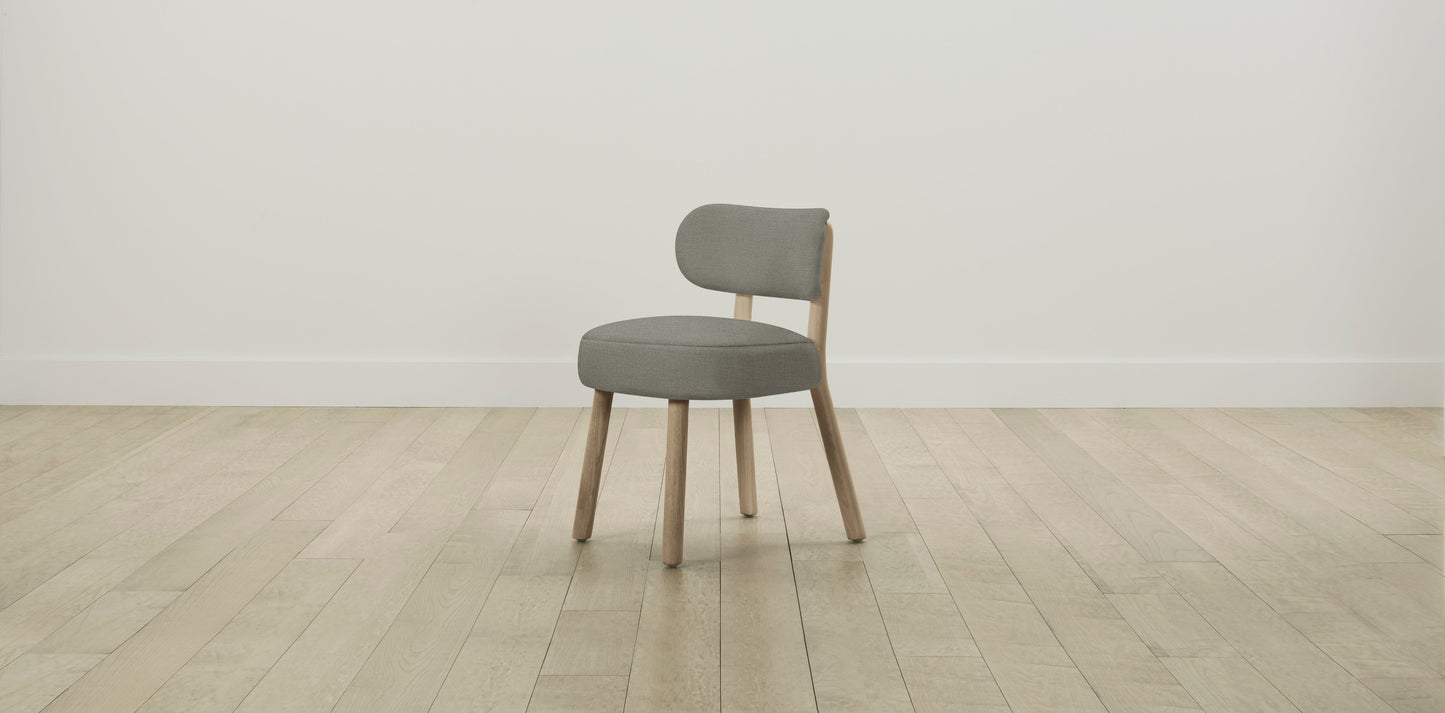 The Jane  - Performance Linen Putty Dining Chair