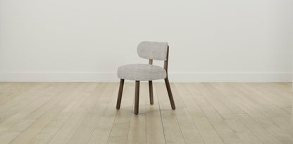 The Jane  - Performance Melange Weave Flint Dining Chair