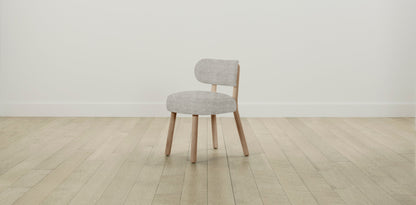 The Jane  - Performance Melange Weave Flint Dining Chair