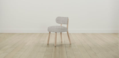 The Jane  - Performance Melange Weave Flint Dining Chair