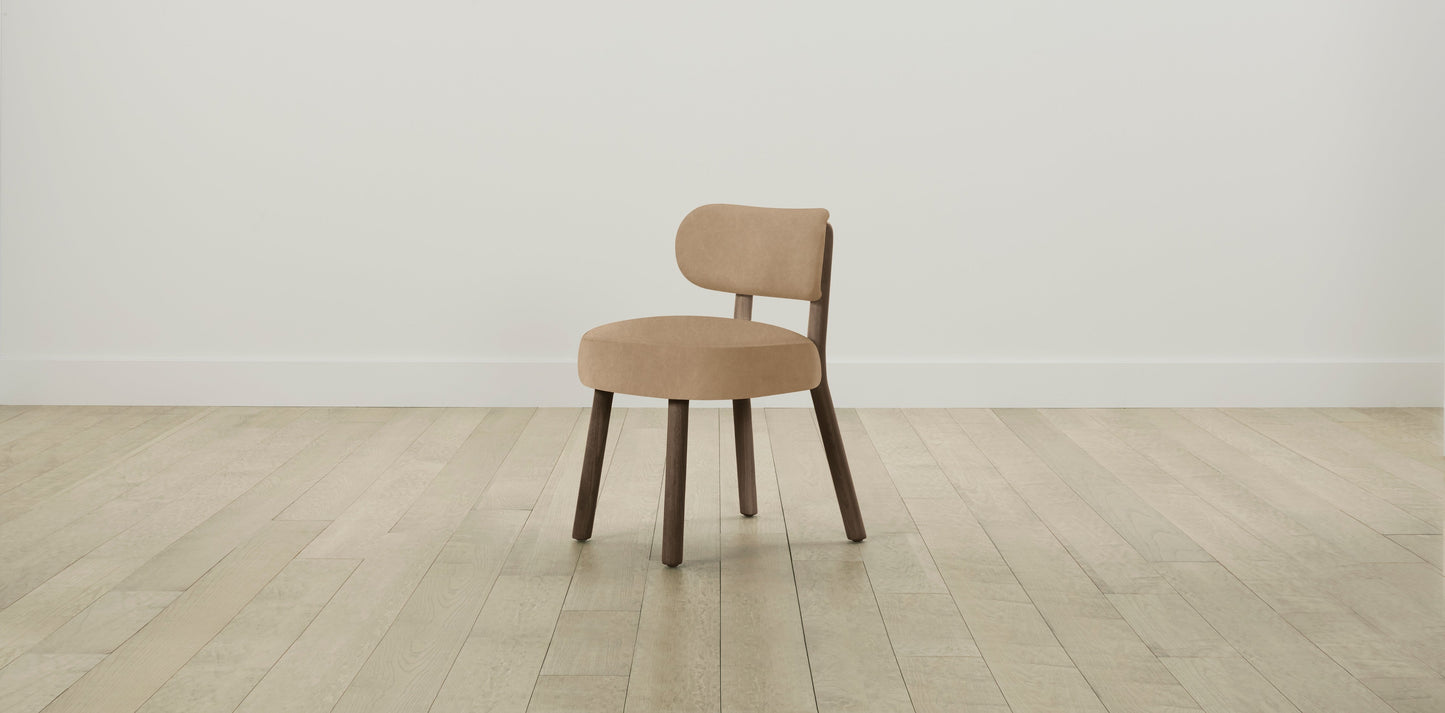 The Jane  - Tuscan Leather Camel Dining Chair