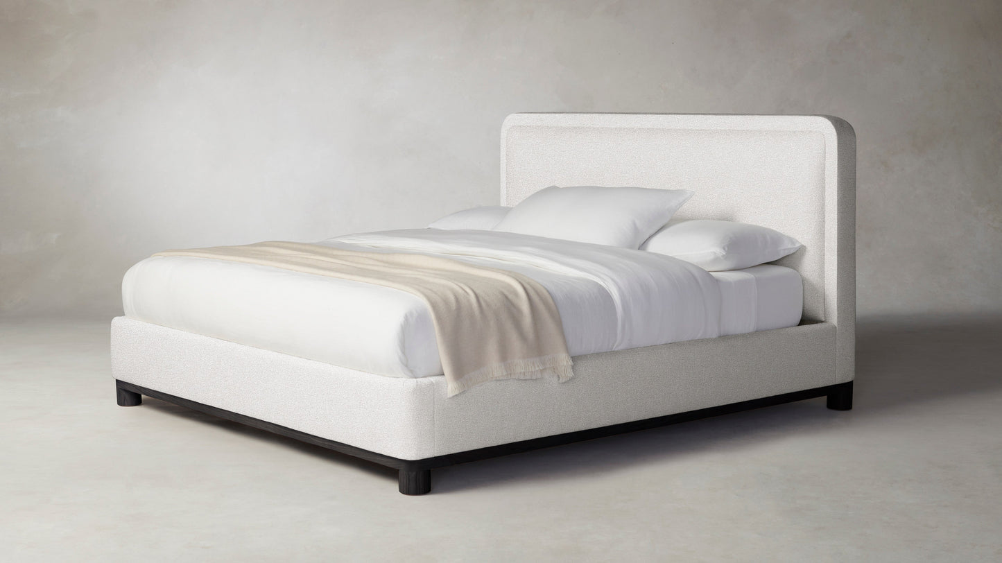 The Kent  - Performance Bouclé Polar Bed - 41" Headboard