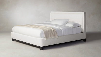 The Kent  - Performance Bouclé Polar Bed - 53" Headboard