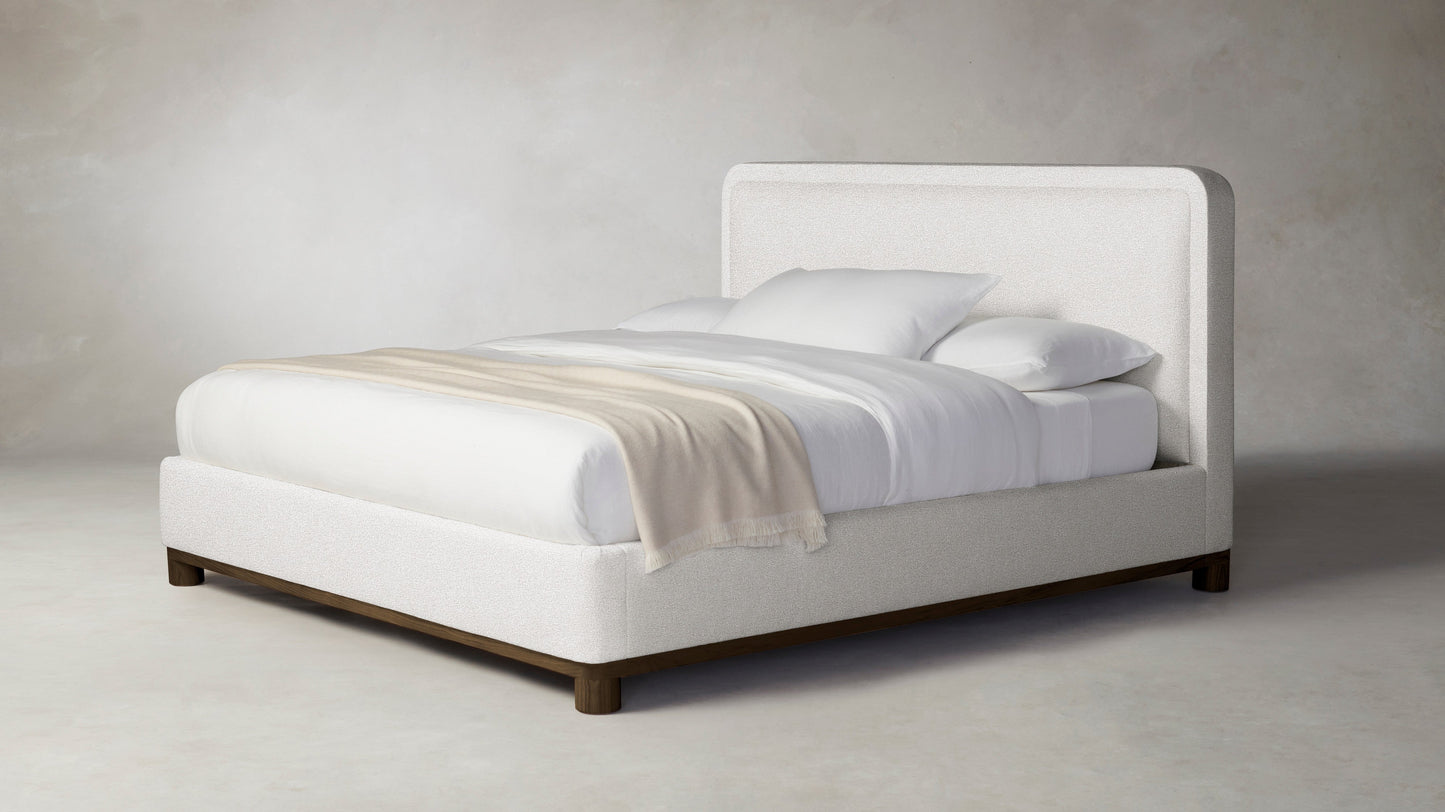 The Kent  - Performance Bouclé Polar Bed - 41" Headboard