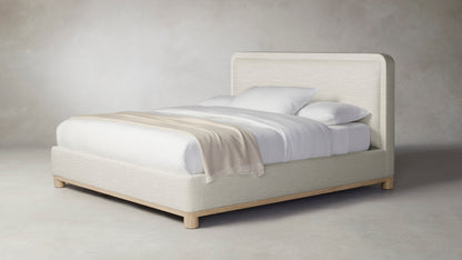 The Kent  - Performance Chenille Buff Bed - 41" Headboard