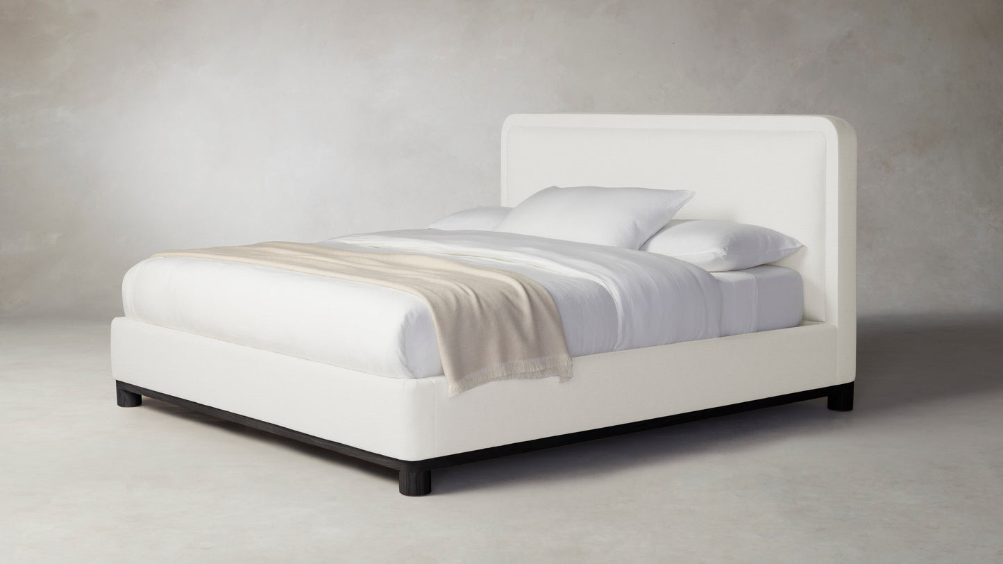 The Kent  - Performance Linen Oyster Bed - 41" Headboard