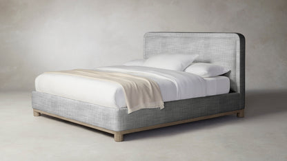 The Kent  - Performance Textured Tweed Alpine Bed - 53" Headboard