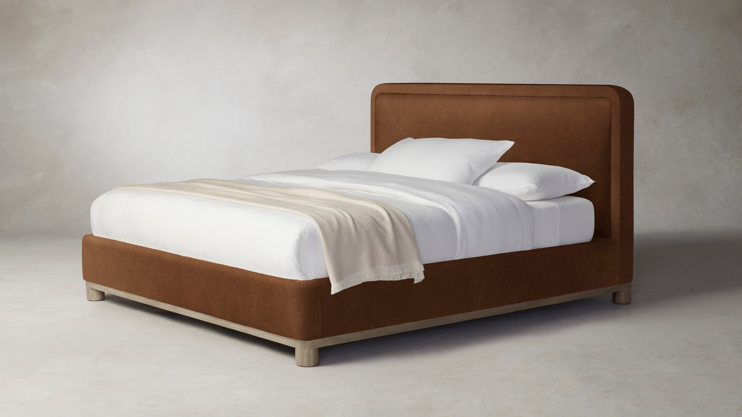 The Kent  - Performance Velvet Cider Bed - 41" Headboard