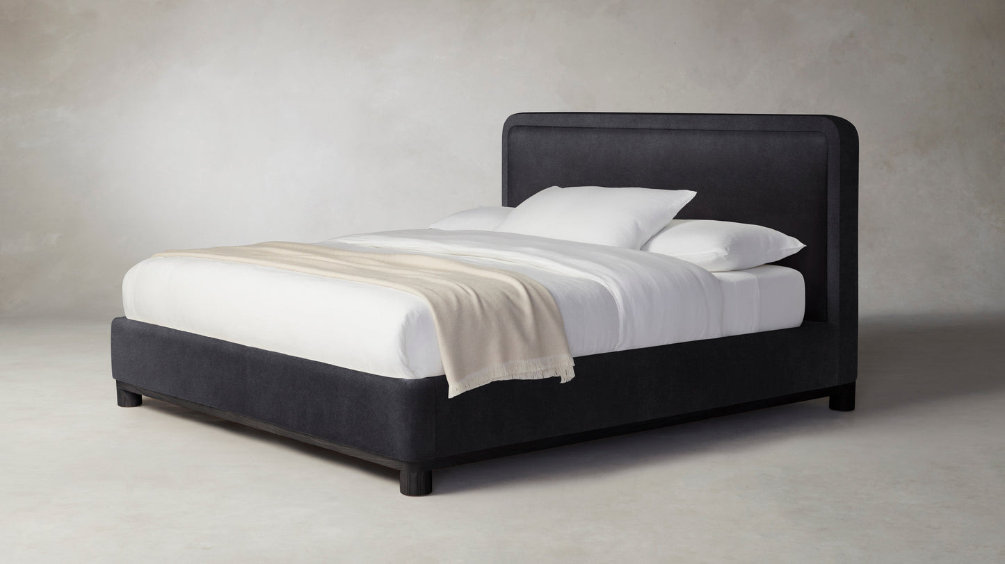 The Kent  - Performance Velvet Flannel Bed - 53" Headboard