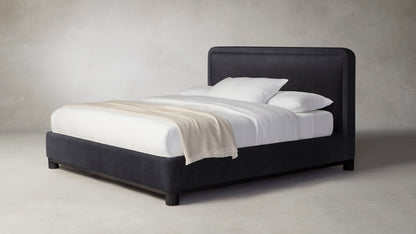 The Kent  - Performance Velvet Flannel Bed - 53" Headboard