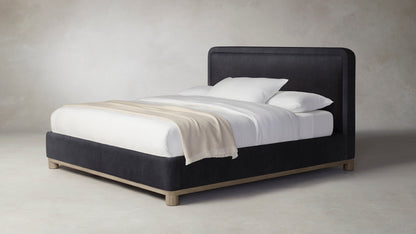 The Kent  - Performance Velvet Flannel Bed - 53" Headboard