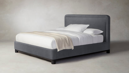 The Kent  - Performance Velvet Lunar Bed - 47" Headboard