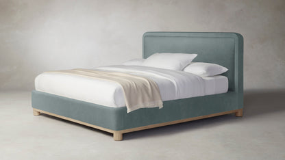 The Kent  - Performance Velvet Seafoam Bed - 53" Headboard