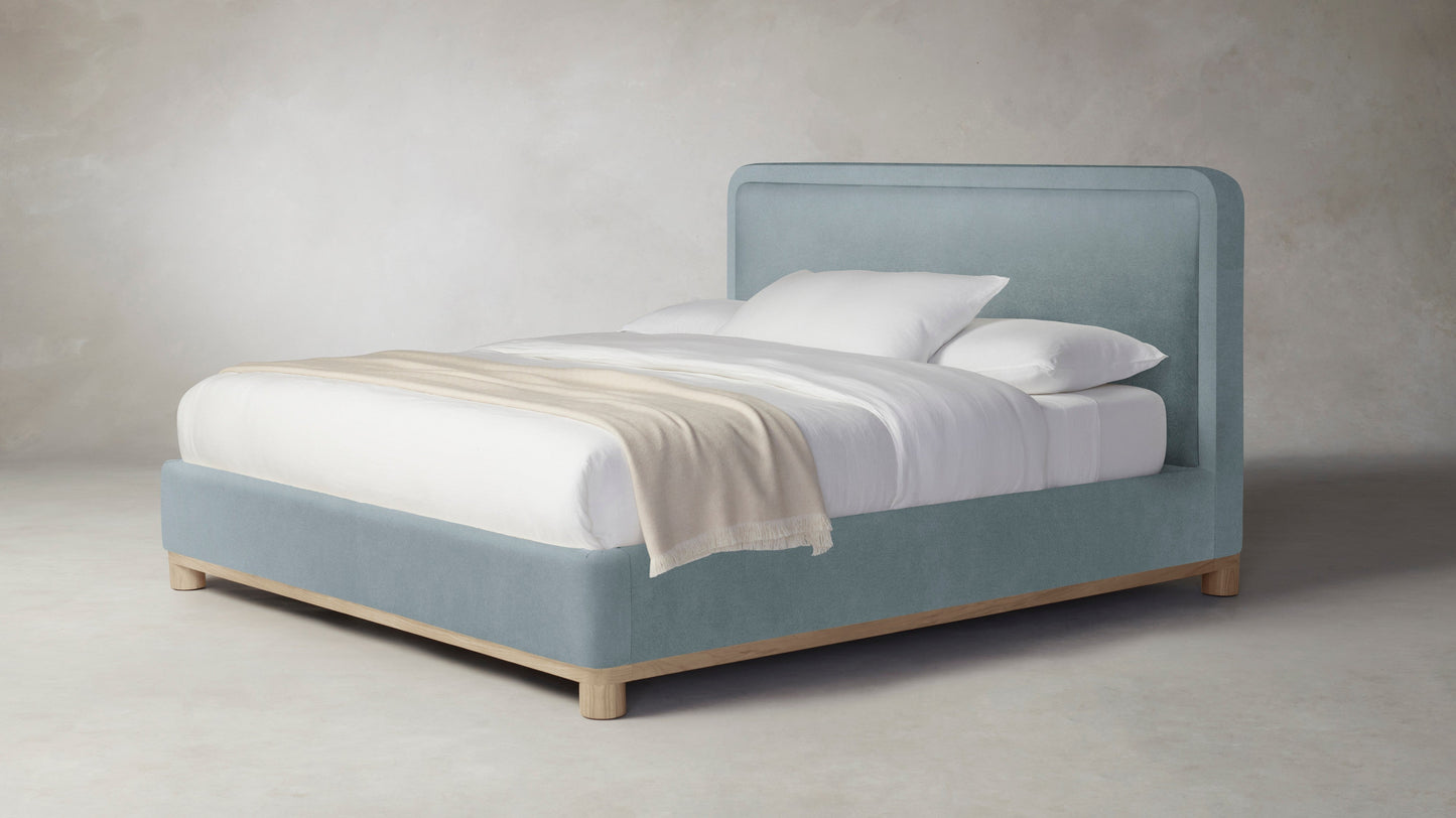 The Kent  - Performance Velvet Sky Bed - 41" Headboard