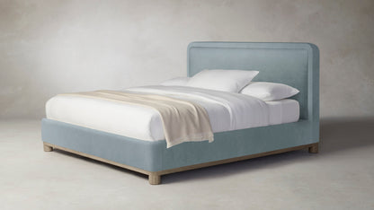 The Kent  - Performance Velvet Sky Bed - 41" Headboard