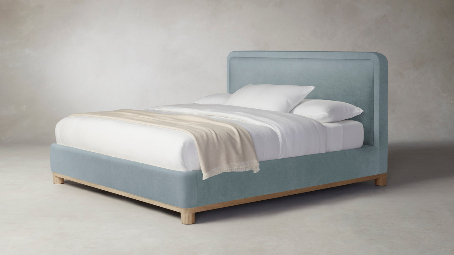 The Kent  - Performance Velvet Sky Bed - 41" Headboard