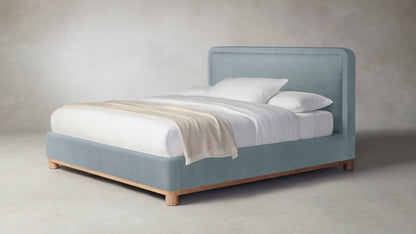 The Kent  - Performance Velvet Sky Bed - 41" Headboard