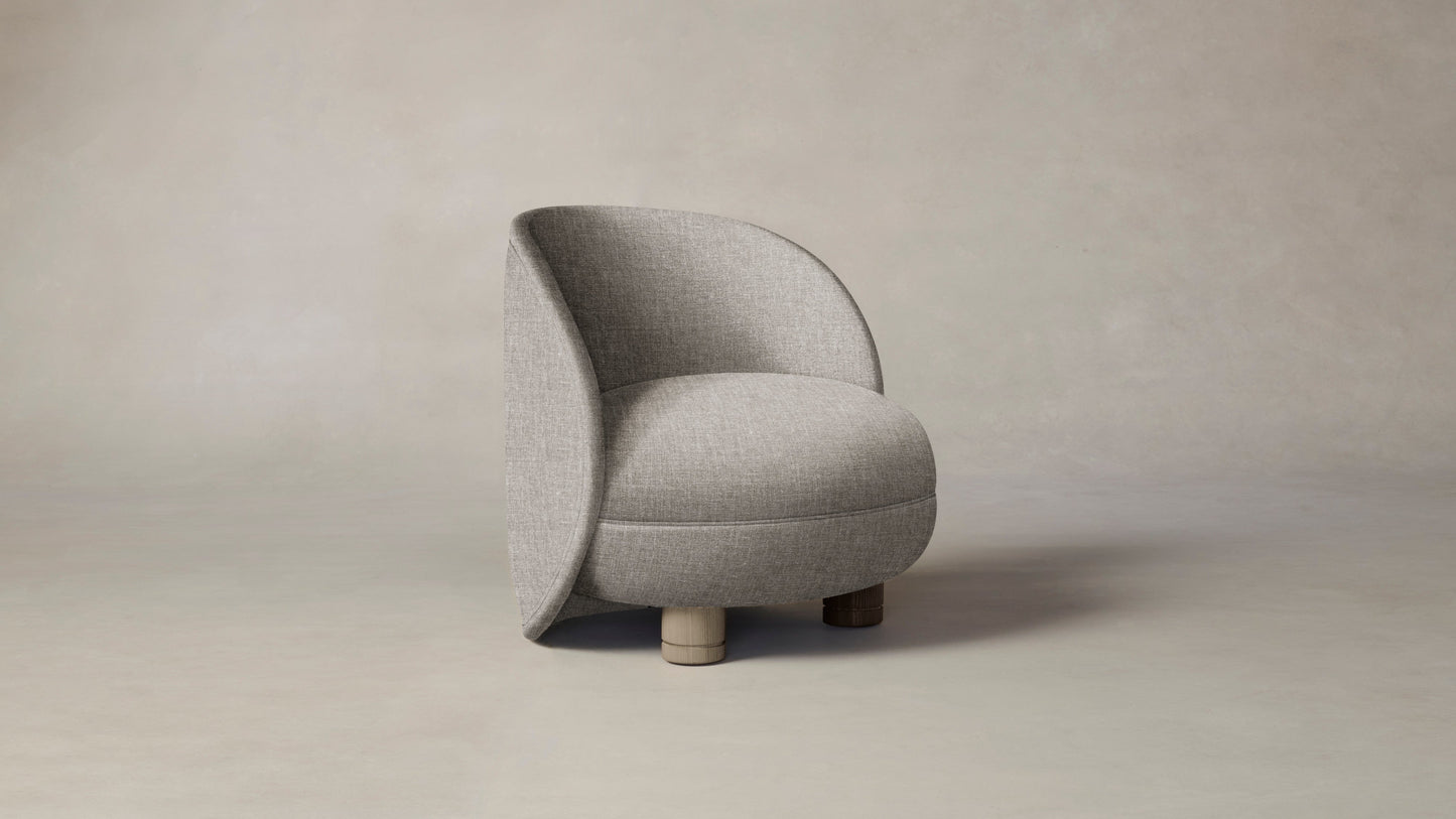 The Laight  - Belgian Linen Agate Chair