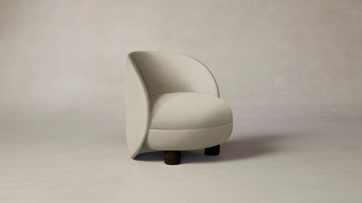 The Laight  - Belgian Linen Alder Chair