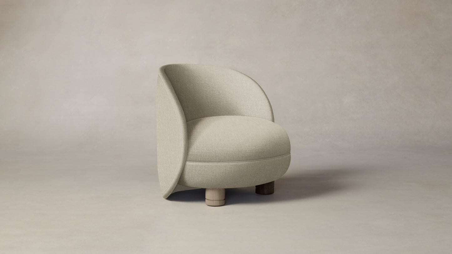 The Laight  - Belgian Linen Alder Chair