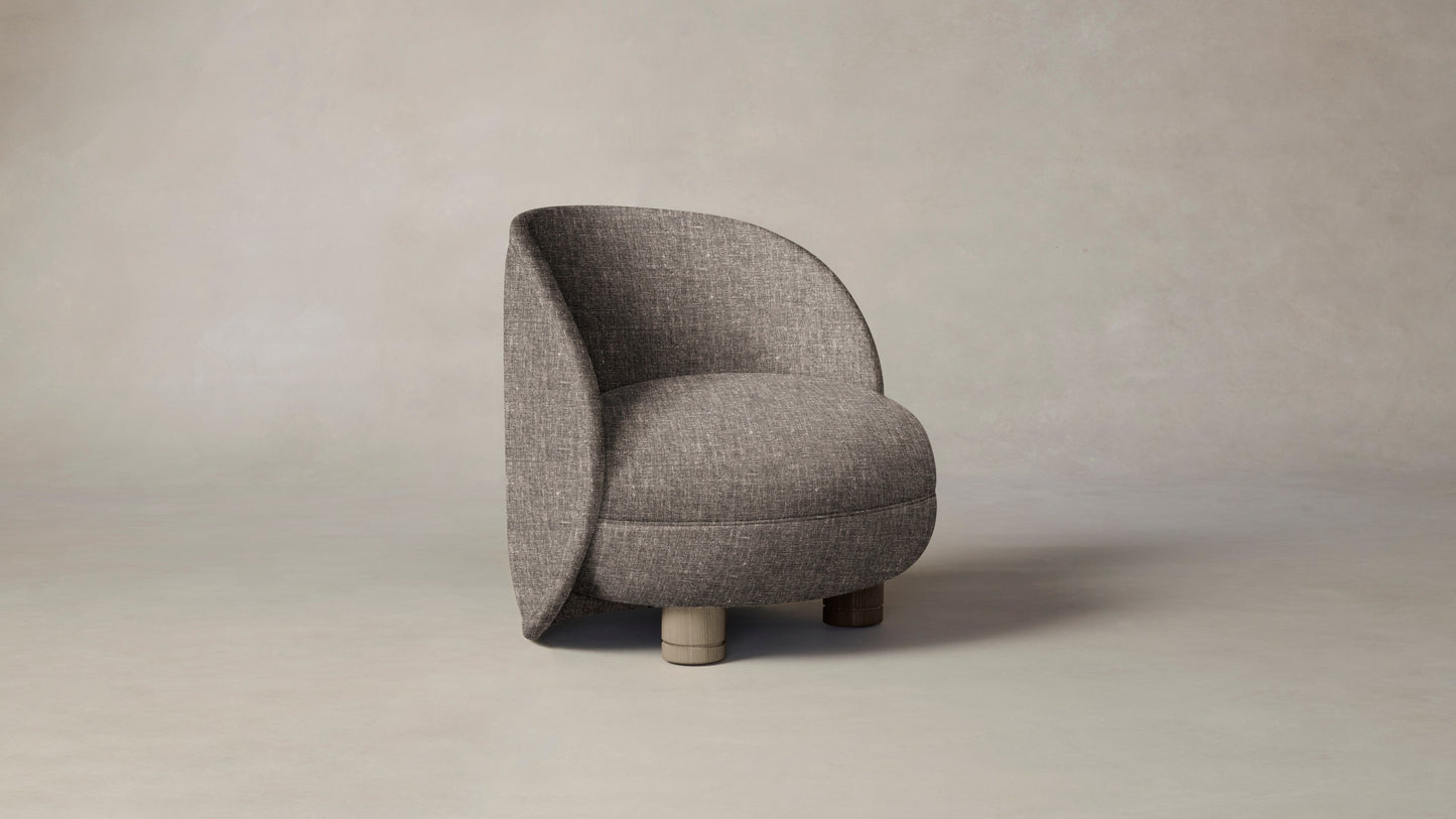 The Laight  - Belgian Linen Carob Chair