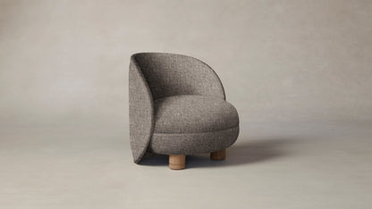 The Laight  - Belgian Linen Carob Chair