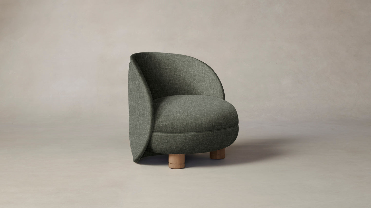 The Laight  - Belgian Linen Thyme Chair