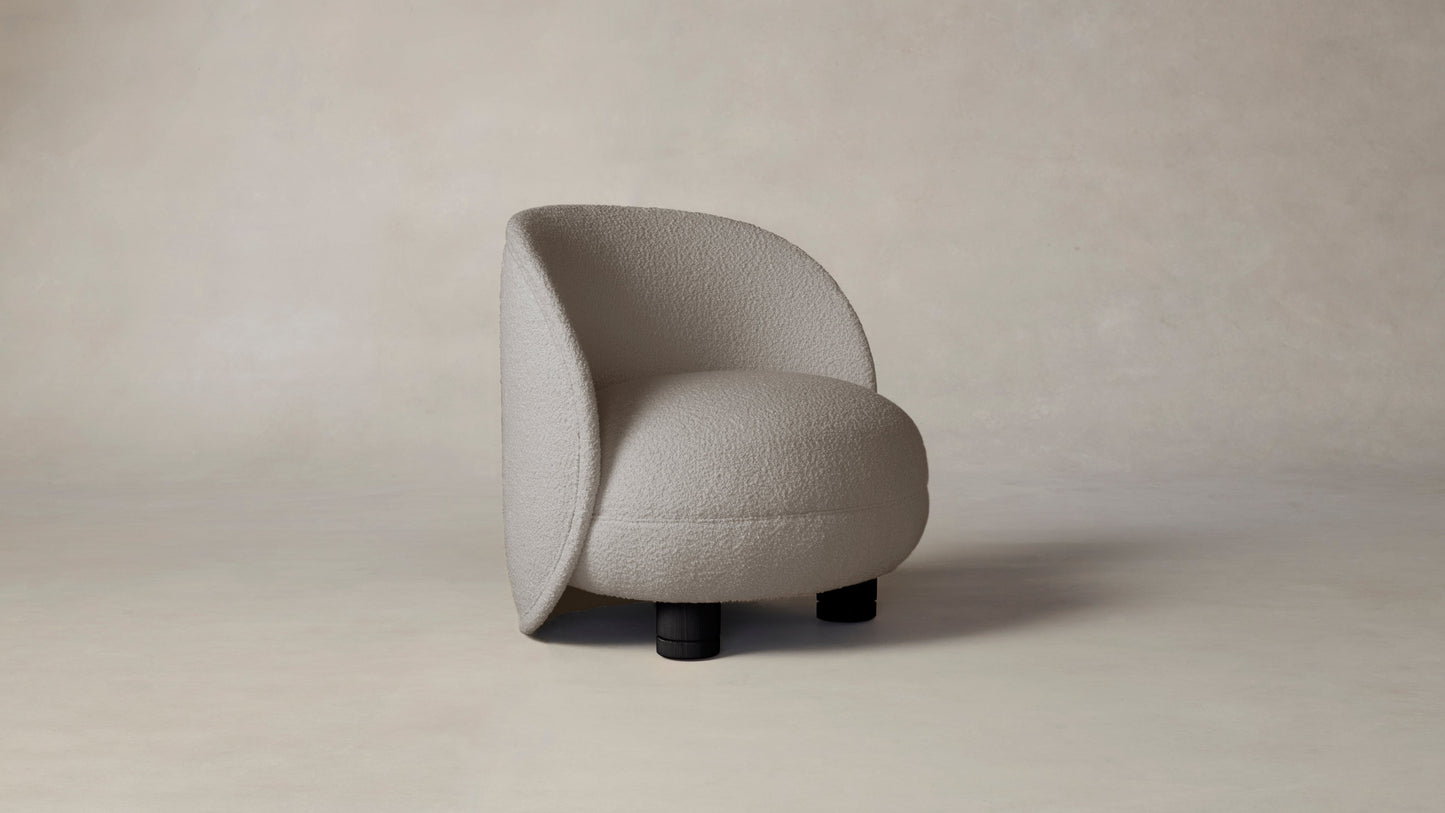 The Laight  - Italian Bouclé Fossil Chair