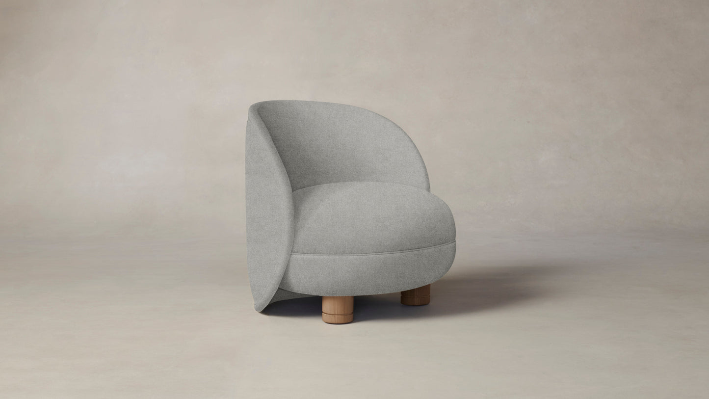 The Laight  - Merino Heather Grey Chair