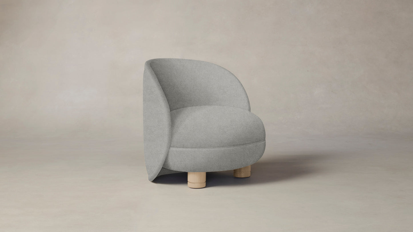 The Laight  - Merino Heather Grey Chair