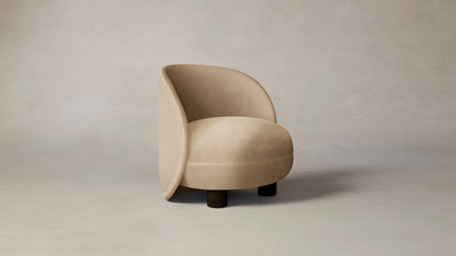 The Laight  - Mohair Almond Chair