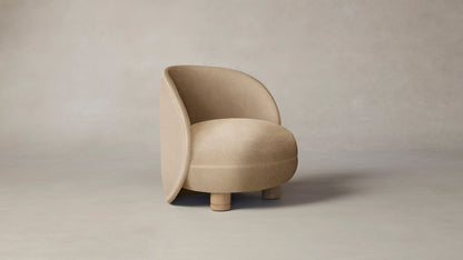 The Laight  - Mohair Almond Chair