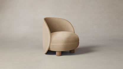 The Laight  - Mohair Almond Chair