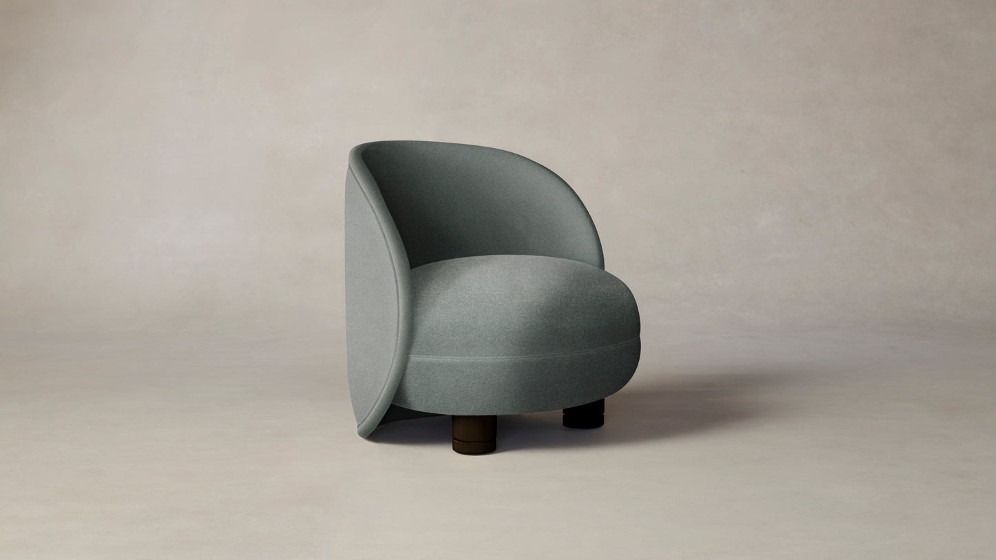 The Laight  - Mohair Fog Chair