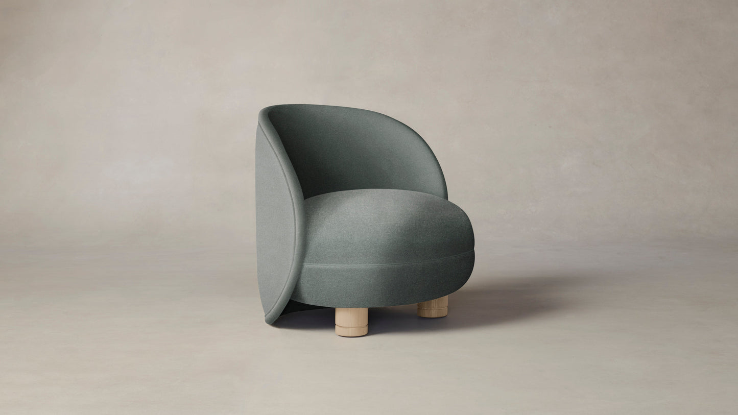 The Laight  - Mohair Fog Chair