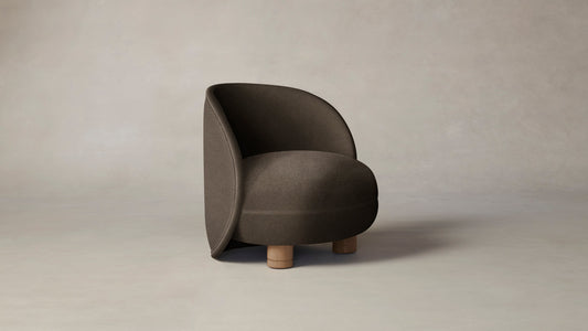 The Laight  - Mohair Mink Chair