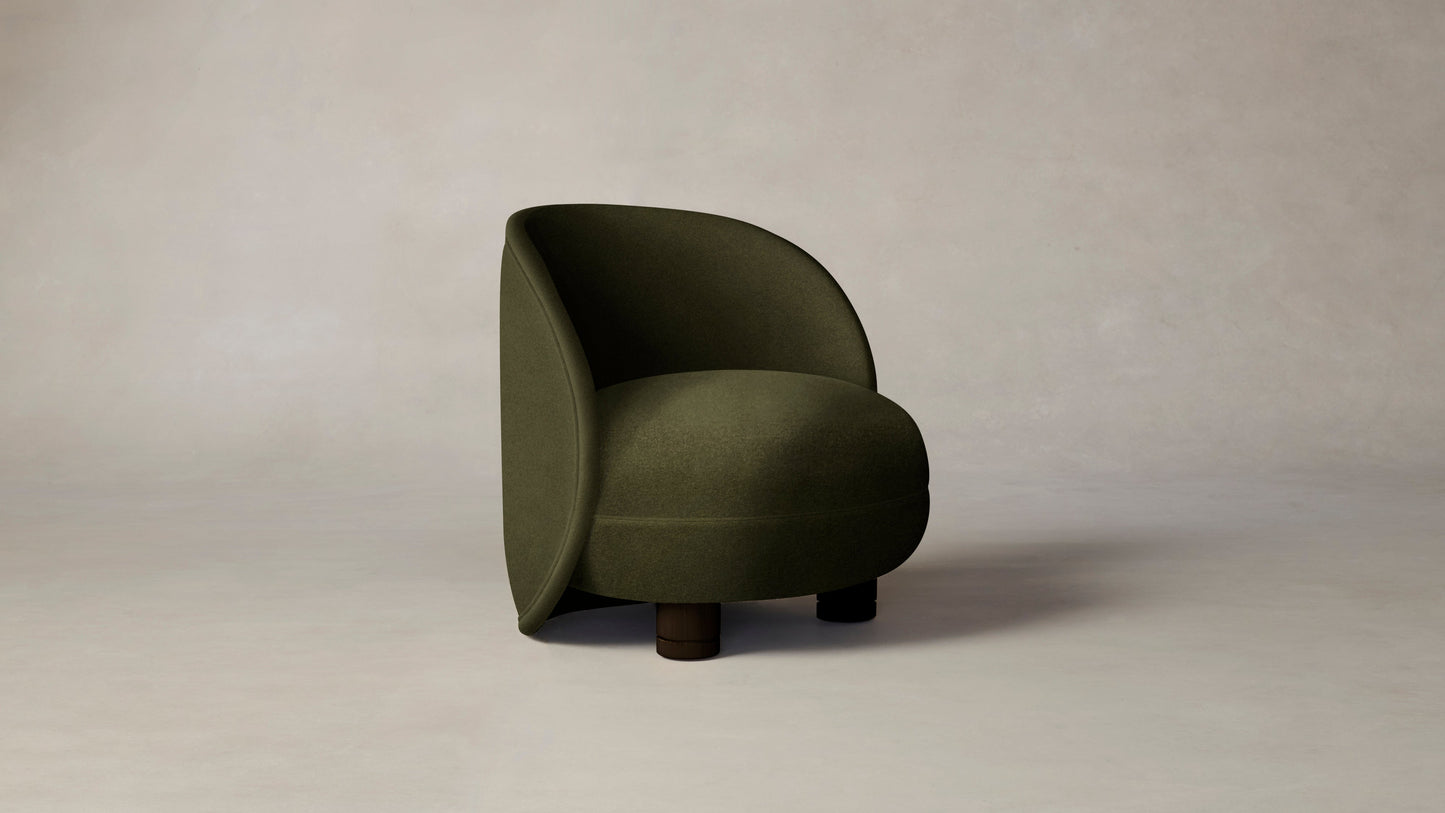 The Laight  - Mohair Moss Chair