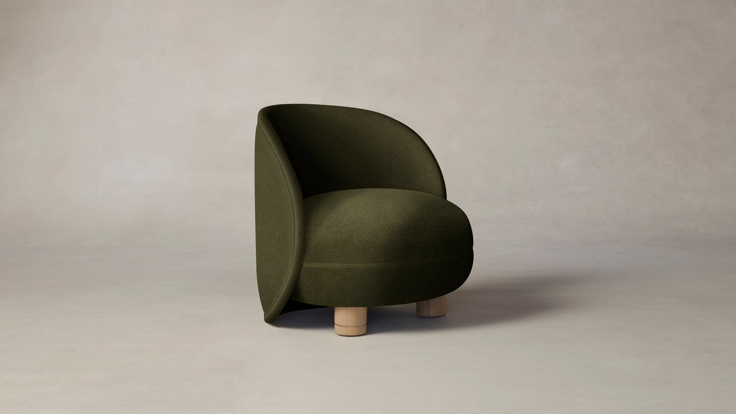 The Laight  - Mohair Moss Chair