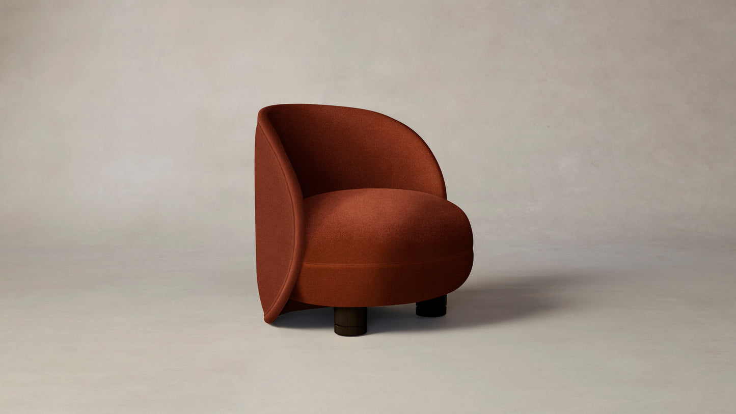 The Laight  - Mohair Spice Chair