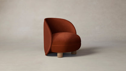 The Laight  - Mohair Spice Chair