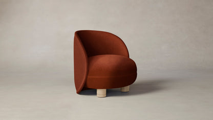 The Laight  - Mohair Spice Chair